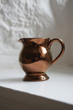 Load image into Gallery viewer, Copper Lustre Cream Jug Creigiau Pottery