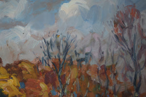Woodland landscape painting 