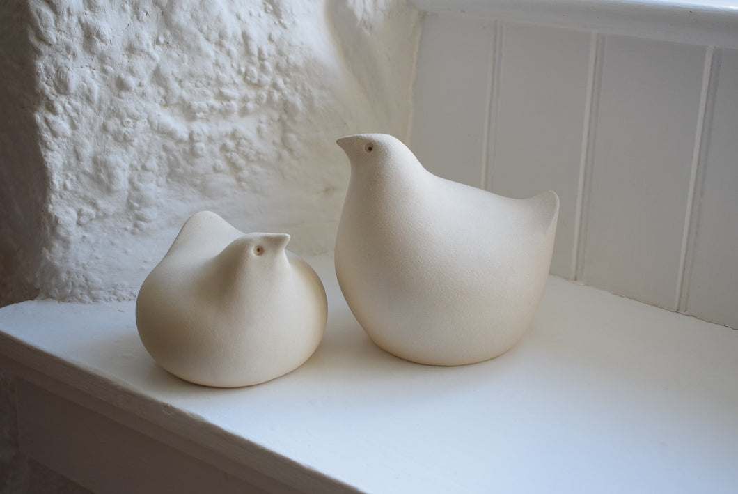 White Studio Pottery Bird