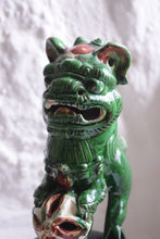 Load image into Gallery viewer,  Chinese Sancai Green Glaze Foo Dogs