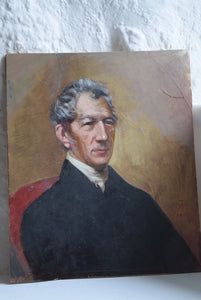 Portrait Painting of a Seated Gentleman