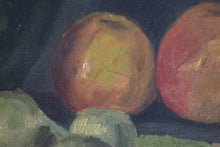 Load image into Gallery viewer, Still Life Oil Painting of Fruit and Vegetables Early 20th Century