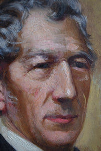 Portrait Painting of a Seated Gentleman