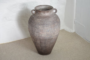 mediterranean earthenware jar