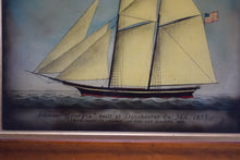 Load image into Gallery viewer, Reverse Painted Glass Schooner