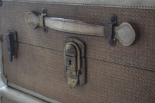 Load image into Gallery viewer, Vintage Tweed Hardcase Wardrobe Suitcases 