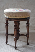 Load image into Gallery viewer, Embroidered Adjustable Piano Stool