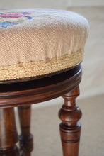 Load image into Gallery viewer, Embroidered Adjustable Piano Stool