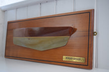 Load image into Gallery viewer, Cornish Newlyn Lugger Vintage Wooden Half Hull Model