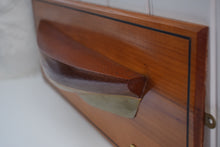 Load image into Gallery viewer, Cornish Newlyn Lugger Vintage Wooden Half Hull Model