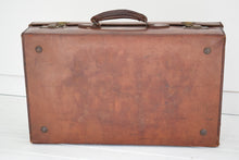 Load image into Gallery viewer, Vintage Leather Suitcase