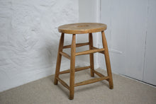 Load image into Gallery viewer, Rustic Beech Stool