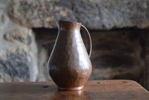 Victorian copper handled jug