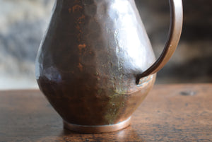Victorian copper handled jug