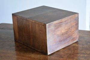  Oak Bank of Two Drawers
