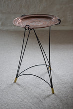 Load image into Gallery viewer, Mid Century Copper Tray Table