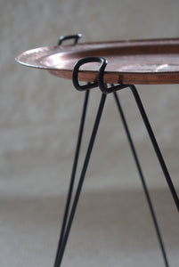 Mid Century Copper Tray Table
