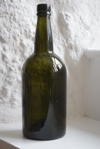  Early 19th Century Glass Wine Bottle