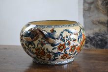 Load image into Gallery viewer, Large Antique 19th Century French Faience Jardiniere by Gien