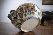 Load image into Gallery viewer, Large Antique 19th Century French Faience Jardiniere by Gien
