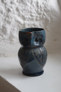 Antique Farnham Pottery Owl 