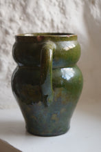 Load image into Gallery viewer, Early Farnham Pottery Green Glaze Owl Jug