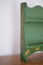 Load image into Gallery viewer, Vintage Floral Painted Wall Hanging Shelf