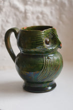 Load image into Gallery viewer, Small Farnham Pottery Green Glaze Owl Jug
