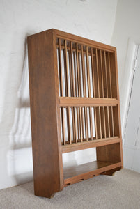 wooden plate rack