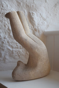 Mid Century Modern Sculpture Brutalist Style Concrete Figure