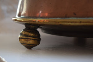 Dutch Copper & Brass Banded Doofpot