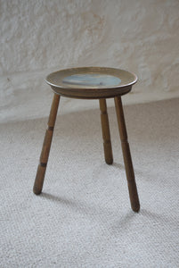 Hand Painted Wooden Stool St Michael's Mount 