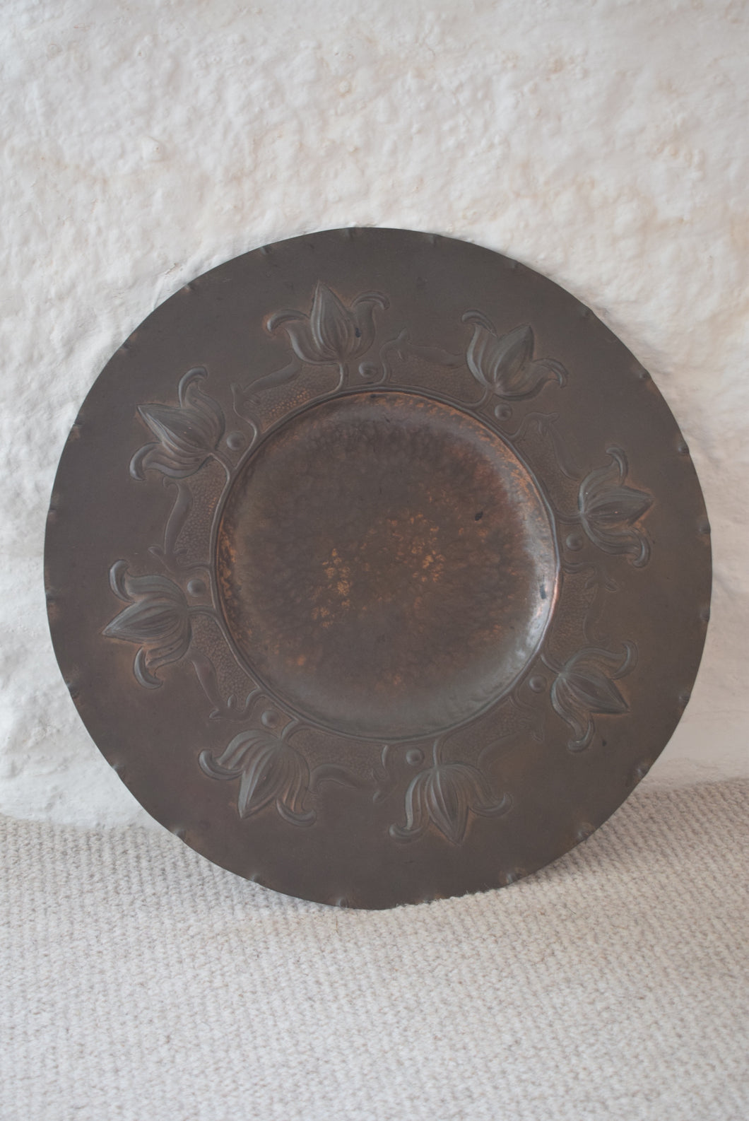 Arts And Crafts Period Copper Charger