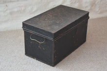Load image into Gallery viewer, Antique Metal Deed Box
