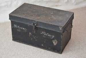 Antique Metal Deed Box