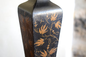 Early 20th Century Black Japanned Table Lamp