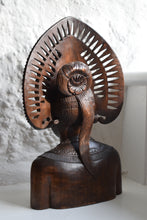 Load image into Gallery viewer, Carved Wooden Bust Woman