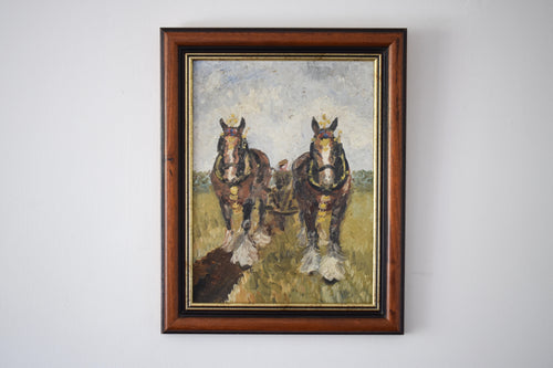 painting with two horses
