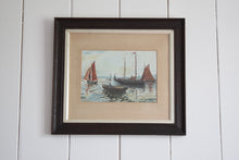 Load image into Gallery viewer, oil painting fishing boats