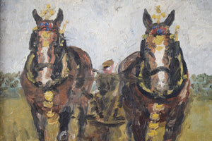 painting with two horses