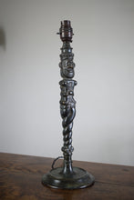 Load image into Gallery viewer, bronze man table lamp