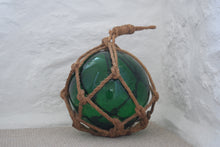 Load image into Gallery viewer, Green Vintage Japanese Glass Fishing Float