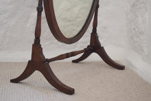 Load image into Gallery viewer, Victorian Mahogany Oval Dressing Table Mirror