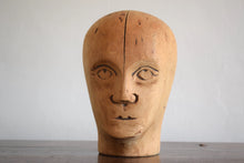 Load image into Gallery viewer, carved wooden head
