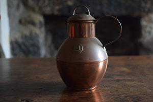 Guernsey copper creamer jugs 