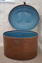 Load image into Gallery viewer, Extra Large Antique Victorian Metal Hat Box