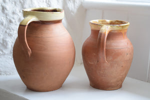 two antique jugs