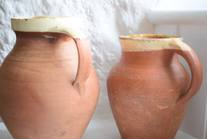 two antique jugs