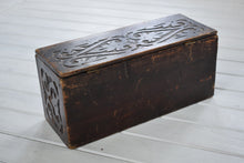 Load image into Gallery viewer, Antique Miniature Oak Coffer