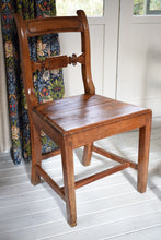 Load image into Gallery viewer, Antique pair of pitch pine chairs